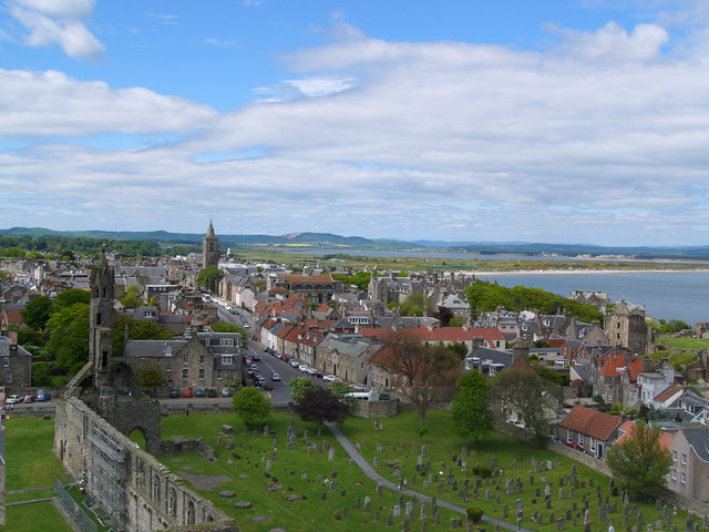 St Andrews from Regulus tower - geograph.org.uk - 254003